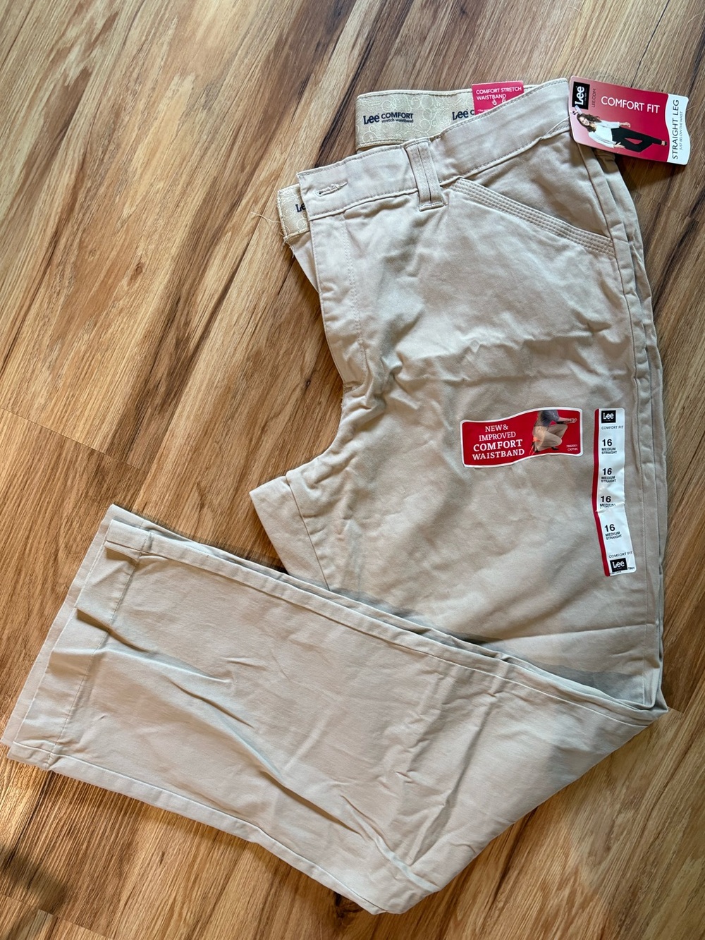 Lee Women’s Comfort Fit Pants - Tan